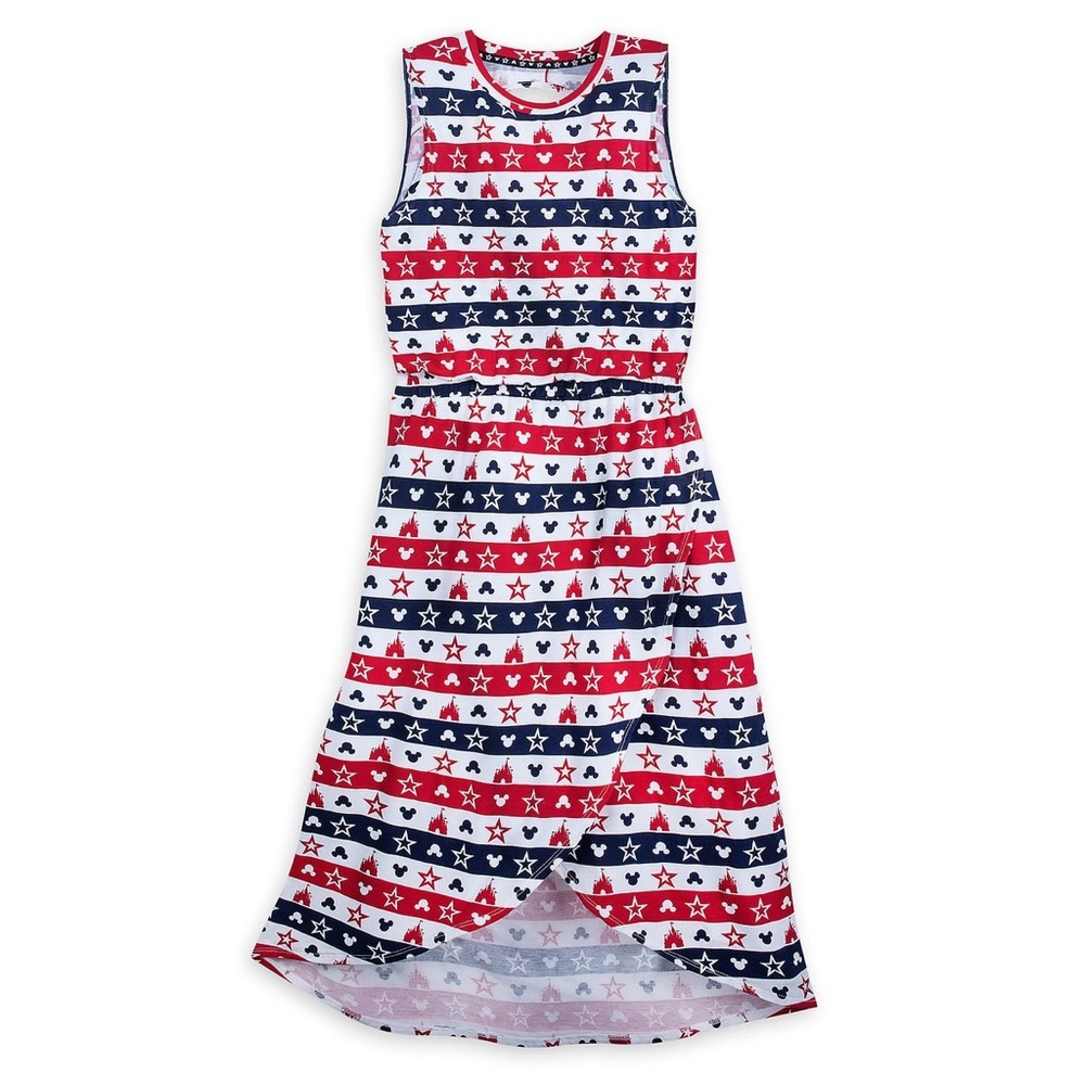 Disney Parks Women’s Dress Patriotic Mickey Size M